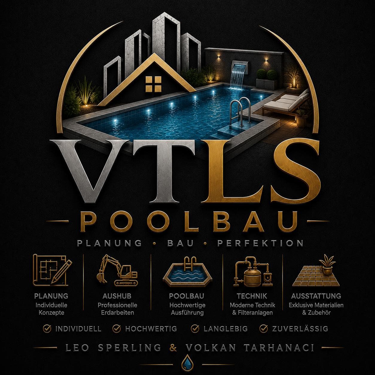 Poolbau Logo
