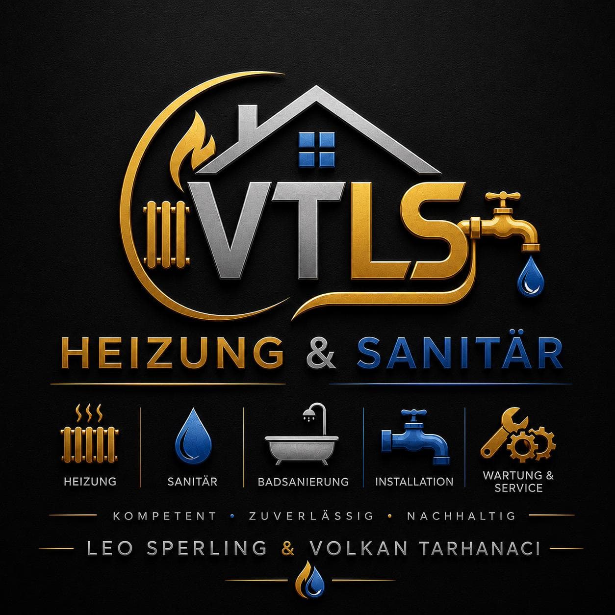 Heizungs- und Sanitärtechnik Logo